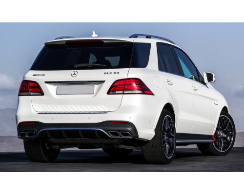 Задний диффузор для GLE (дизайн GLE63) для Mercedes GLE/ML сlass W166