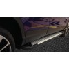 Боковые пороги Allmond Grey (2 шт., алюминий) для Mercedes GLE/ML сlass W166 - 68451-11
