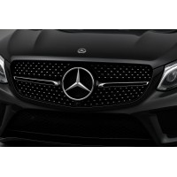 Тюнинг решетка Diamond Black (GLE) С местом под камеру для Mercedes GLE/ML class W166 2011-2018 гг