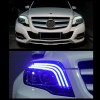 Передние фары FullLed V-2 (2012-2015, 2 шт) для Mercedes GLK class X204