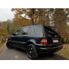 Накладка над номером (нерж) OmsaLine - Итальянская нержавейка для Mercedes ML W163 - 48633-11