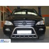 Mercedes ML W163 Кенгурятник (нерж.) - 50413-11