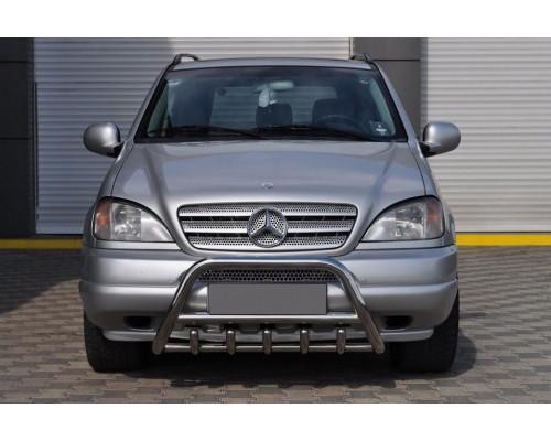 Mercedes ML W163 Кенгурятник (нерж.) - 50413-11