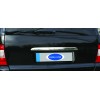 Накладка над номером (нерж) OmsaLine - Итальянская нержавейка для Mercedes ML W163 - 48633-11