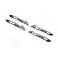 Накладки на ручки (4 шт, нерж) для Mercedes ML W164