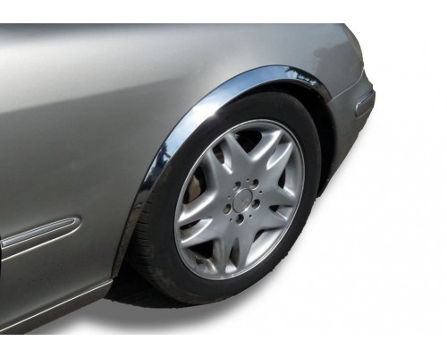 Накладки на арки (4 шт, нерж) для Mercedes S-сlass W220 - 80259-11