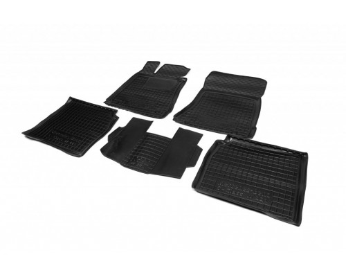 Гумові килимки з бортом 4 matic long (Autogumm) для Mercedes S-сlass W221 - 65012-11