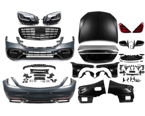 Комплект рестайлинга в W222 AMG S63 для Mercedes S-сlass W221