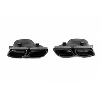 Насадки на выхлоп Black AMG S63 для Mercedes S-class W222 2013-2022 гг
