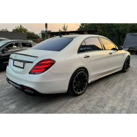 Задний диффузор BRB (под покраску, 2018-2026) для Mercedes S-class W222
