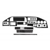 Mercedes Sprinter 1995-2006 (Tdi, 1995-2000) Накладки на панель (MERIC) Титан - 52551-11