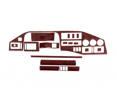 Mercedes Sprinter 1995-2006 (Tdi, 1995-2000) Накладки на панель (MERIC) Титан - 52551-11