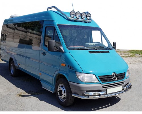 Передняя защита ST015-2 (нерж.) для Mercedes Sprinter 1995-2006
