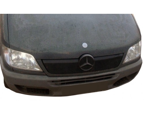 Зимняя накладка на решетку 2002-2006, Глянцевая для Mercedes Sprinter 1995-2006 - 52853-11
