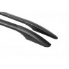Рейлінги DD (2 шт, алюм) 340 см, Чорний мат, пластикова ніжка для Mercedes Sprinter 1995-2006 - 68713-11