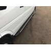 Боковые пороги Duru (2 шт., алюминий) Средняя база для Mercedes Sprinter 1995-2006 - 52845-11