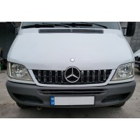 Передняя решетка GT Chrome Eco (CDI, 2002-2006 гг.) для Mercedes Sprinter W901/902/903/904/905
