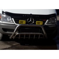 Кенгурятник WT002 (нерж.) для Mercedes Sprinter 1995-2006