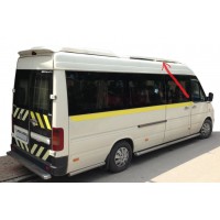 Рейлінг Пластик (2 шт, під фарбування) для Mercedes Sprinter 1995-2006
