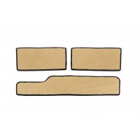 Полиуретановые коврики на пороги (3 шт, EVA, Бежевый) для Mercedes Sprinter W901/902/903/904/905 1995-2006 гг