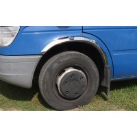 Накладки на арки (4 шт, нерж) для Mercedes Sprinter 1995-2006