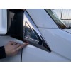 Накладка возле зеркал (2 шт, нерж) OmsaLine - Итальянская нержавейка для Mercedes Sprinter 2006-2018 - 48660-11