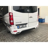 Накладка на задній бампер V2 (під фарбування) для Mercedes Sprinter 2006-2018