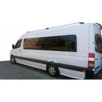 Бічні пороги Спорт (під фарбування) Середня база (L2) для Mercedes Sprinter 2006-2018