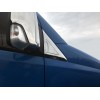 Накладка біля дзеркал (2 шт, нерж) OmsaLine - Італійська нержавіюча сталь для Mercedes Sprinter 2006-2018 - 48660-11