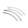 Накладки на арки узкие (4 шт, нерж) Carmos - Турецкая сталь для Mercedes Sprinter 2006-2018 - 50623-11
