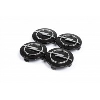 Колпачки на диски 60/55мм черные (4 шт) для Mercedes Sprinter 2006-2018