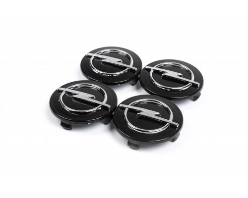 Колпачки на диски 60/55мм черные (4 шт) для Mercedes Sprinter 2006-2018 - 76804-11
