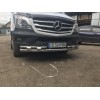 Передня нижня дуга Shark (нерж.) 2006-2013 для Mercedes Sprinter 2006-2018 - 56845-11