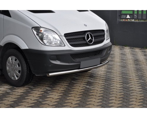 Передня нижня дуга ST008 (нерж.) 60мм для Mercedes Sprinter 2006-2018 - 79435-11