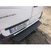 Накладка на бампер задній Глянцева (Carmos, сталь) для Mercedes Sprinter 2006-2018 - 50075-11