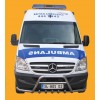 Кенгурятник з вусами WT003-Plus (нерж.) для Mercedes Sprinter 2006-2018