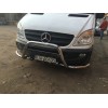 Кенгурятник з вусами WT003-Plus (нерж.) для Mercedes Sprinter 2006-2018