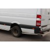Бічні труби за заднім колесом (2 шт, нерж) Коротка база, 60мм для Mercedes Sprinter 2006-2018