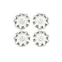 Колпаки серые ABS (1-катковый, 4 шт) для Mercedes Sprinter W907/W910 2018- гг