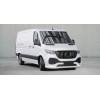 Передний бампер с решеткой ABS (под покраску) для Mercedes Sprinter W907/W910 2018- гг