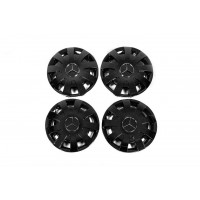 Колпаки черные ABS (1-катковый, 4 шт) для Mercedes Sprinter W907/W910 2018- гг