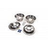Колпаки из нержавейки Эксклюзив V1 (2 катковые, 4 шт) для Mercedes Sprinter W907/W910 2018- гг