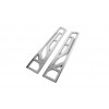 Накладки на стопы V-1 (2 шт, нерж.) для Mercedes Sprinter W907/W910 2018- гг