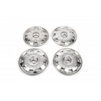 Колпаки из нержавейки Лепестки (1-катковый, 4 шт) для Mercedes Sprinter W907/W910 2018- гг