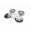 Колпаки из нержавейки Эксклюзив V2 (2 катковые, 4 шт) для Mercedes Sprinter W907/W910 2018- гг