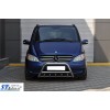 Кенгурятник WT003/004 (нерж.) 60мм, з написом для Mercedes Viano 2004-2015 - 49471-11