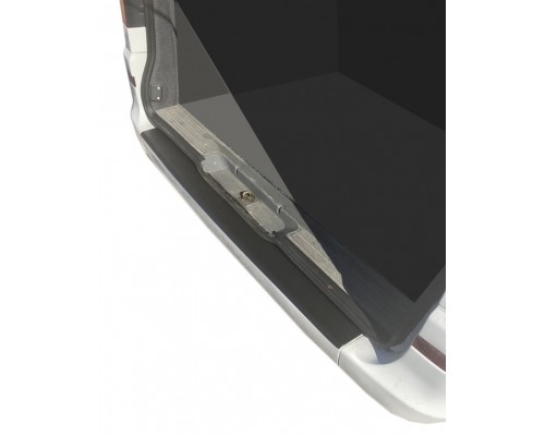 Накладка на задний бампер с загибом DDU (пластик) Матовая для Mercedes Viano 2004-2015 - 55202-11