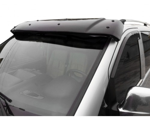 Козырек на лобовое стекло (черный глянец, 5мм) для Mercedes Viano 2004-2015 - 51333-11