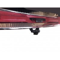 Накладка на задний бампер с загибом (Omsa, нерж) Без надписи, Глянцевая для Mercedes Viano 2004-2015
