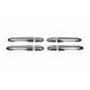 Накладки на ручки (нерж) 3 шт, OmsaLine - Італійська нержавіюча сталь для Mercedes Viano 2004-2015 - 49384-11